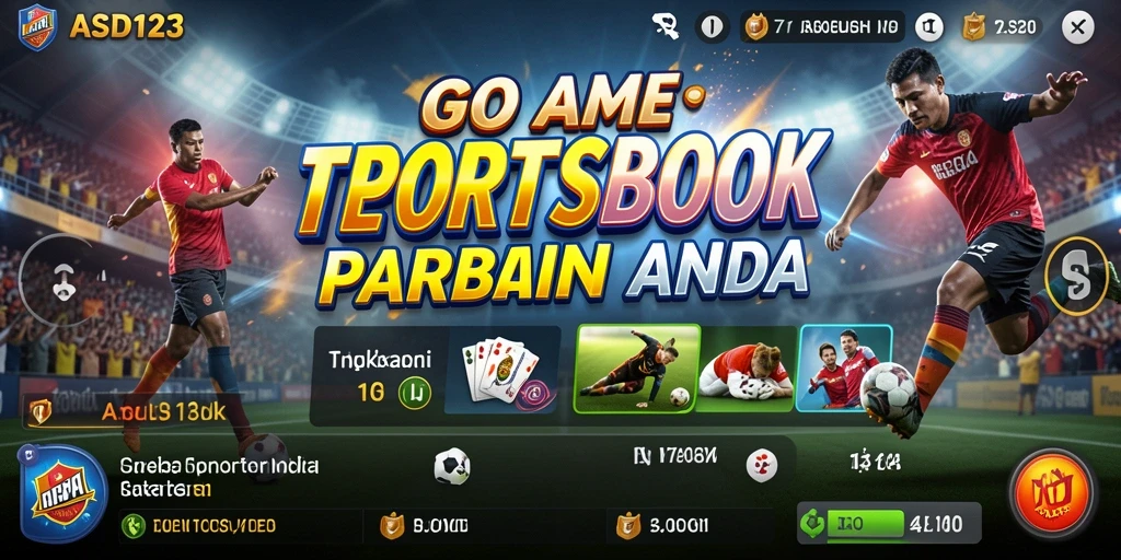 Tampilan gameplay menarik dari aplikasi Sportsbook ASD123.