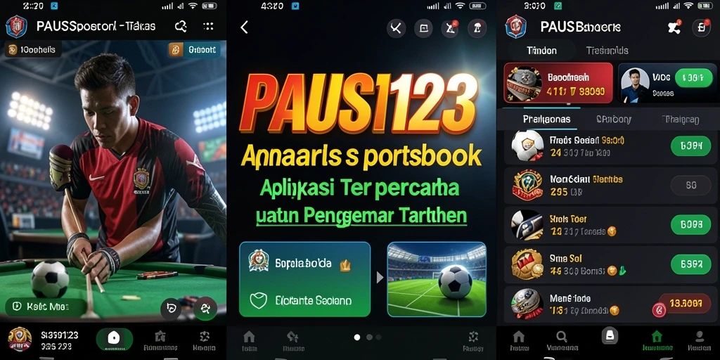 Tampilan utama PAUS123 dengan berbagai pilihan taruhan yang menarik.
