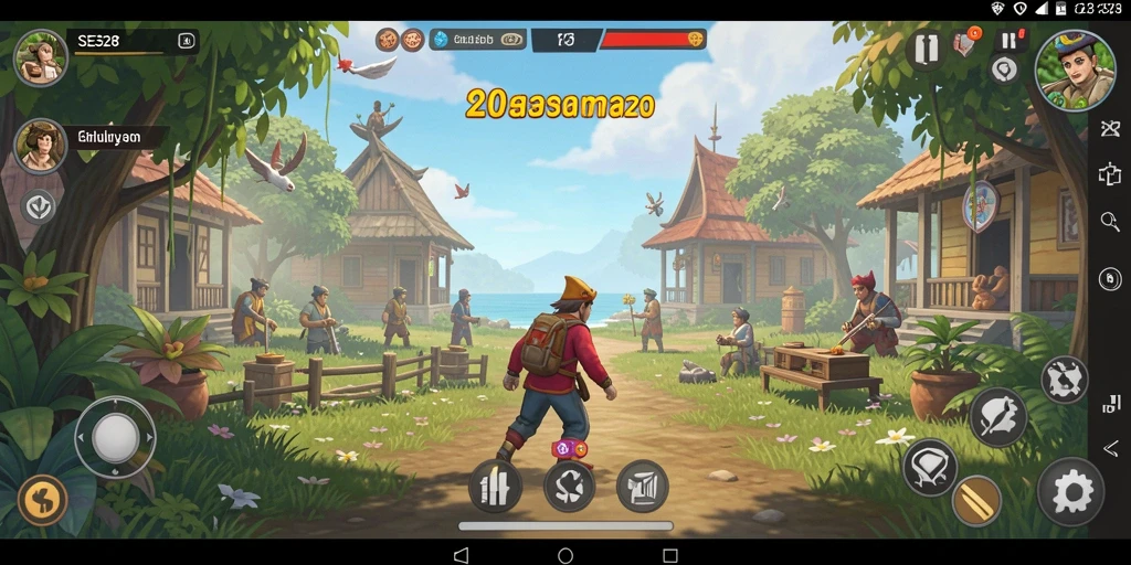 Tampilan gameplay SE328 dengan interaksi karakter yang dinamis.