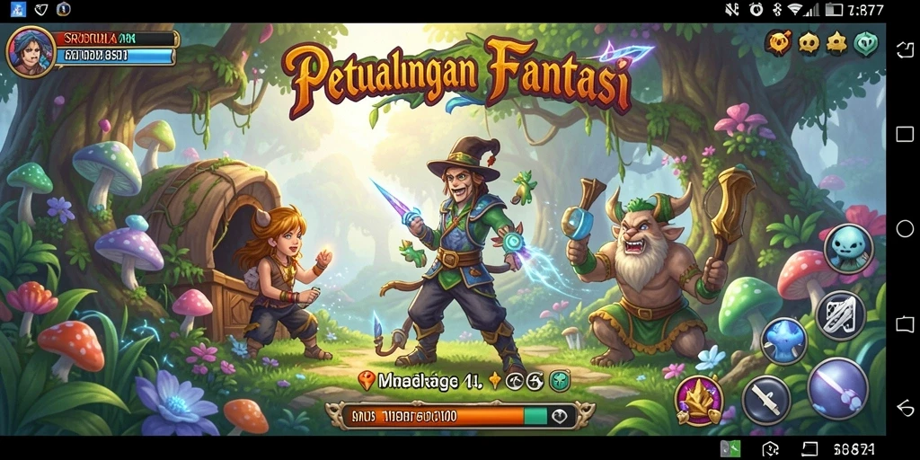 Tampilan gameplay petualangan yang mendebarkan di SR877.