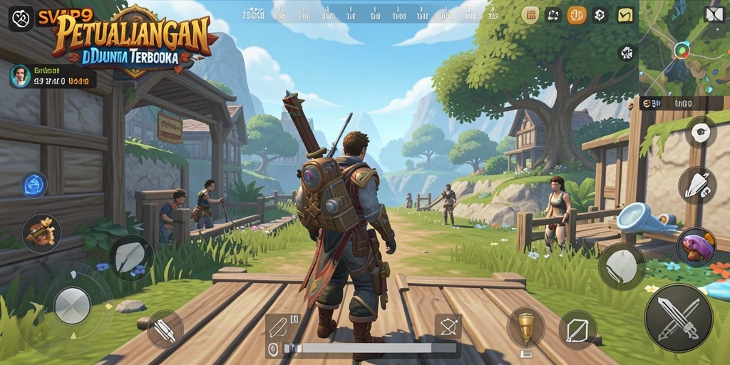 Screenshot utama menunjukkan dunia terbuka yang menakjubkan dengan gameplay yang seru.