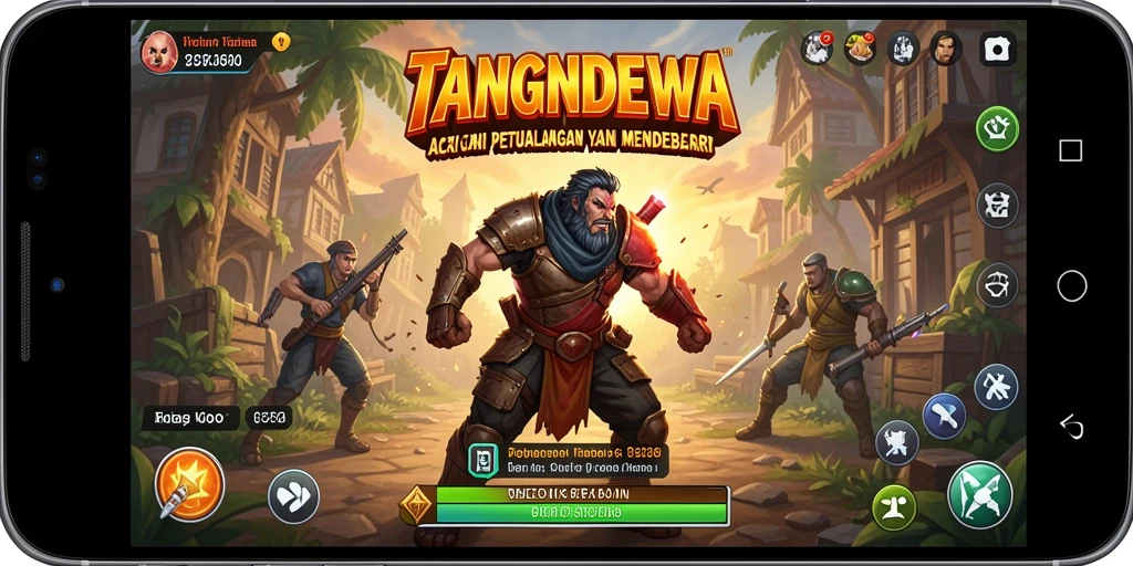 Gameplay seru TANGANDEWA dengan aksi yang mendebarkan.