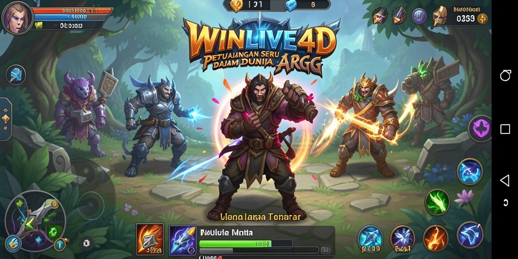 Screenshot gameplay WINLIVE4D menampilkan aksi seru dan visual yang memukau.