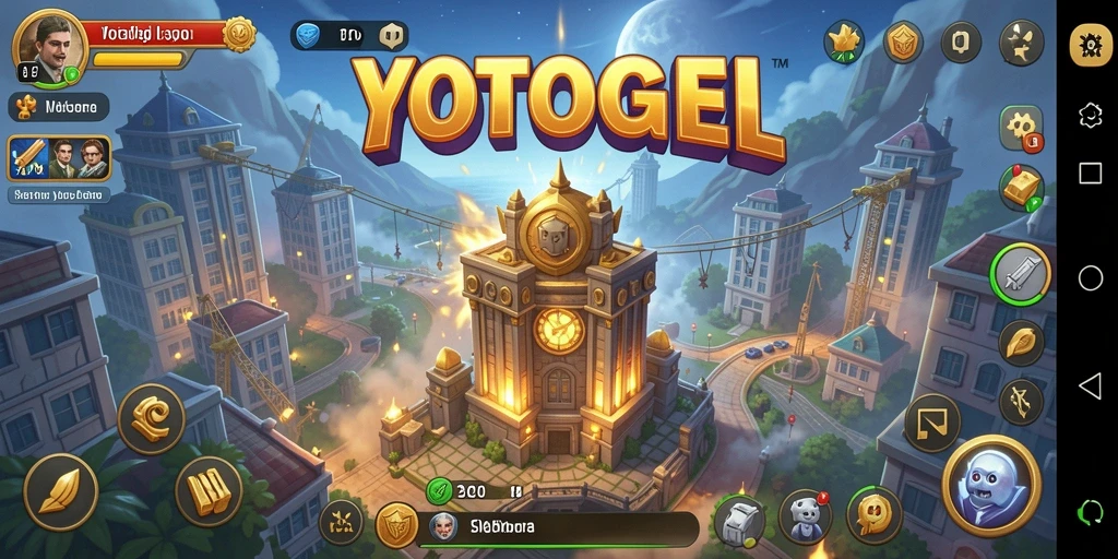 Tangkapan layar gameplay menampilkan aksi seru Tower Defense di YOTOGEL.